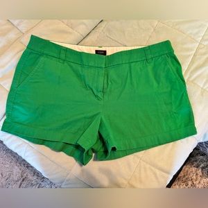 Jcrew green shorts